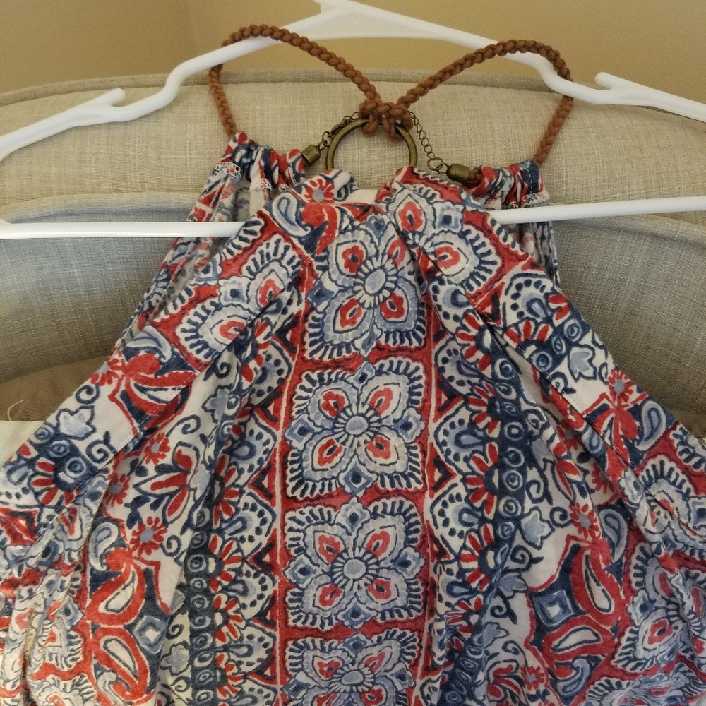 Chaps Ralph Lauren Patterned Halter